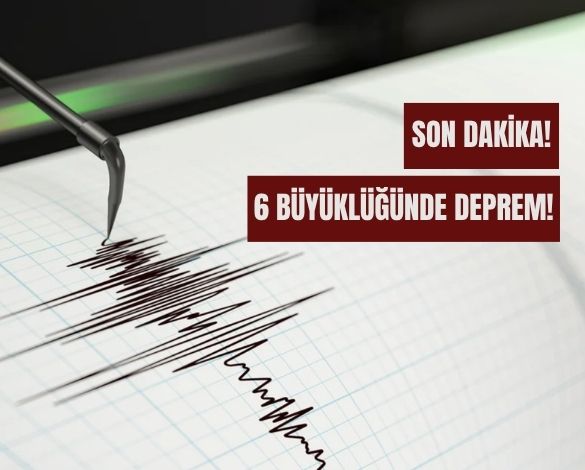 Ege Denizi’nde 6.0 Büyüklüğünde Deprem! Muğla, Antalya ve İzmir’de Hissedildi